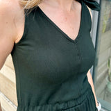 Shoulder Tie knit dress