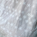 Eyelet Sleeveless Button-Back Top