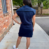 1/2 zip tunic dress
