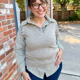 Fleece Vest - oatmeal