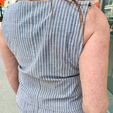 Chambray Button-Front Vest
