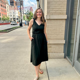 Shoulder Tie knit dress