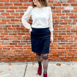 Wool Mini Skirt