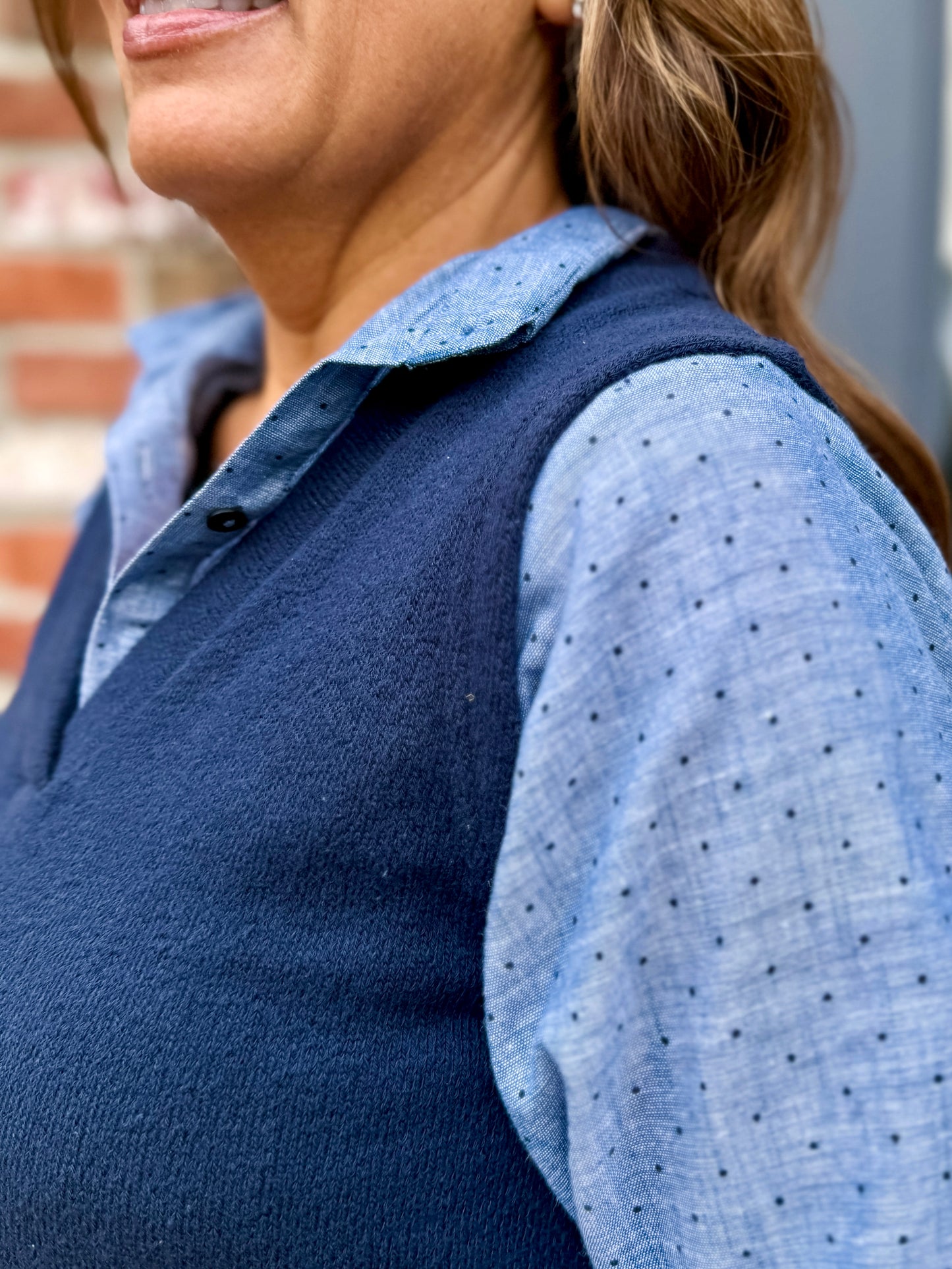 Fleece Vest navy