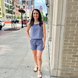 Sleeveless Square Neck Top