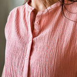 dolman band collar blouse