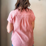 dolman band collar blouse