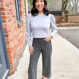 Tweed Front Pocket Pant