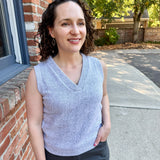 Fleece Vest black and white