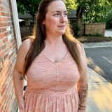 Shoulder Tie knit dress