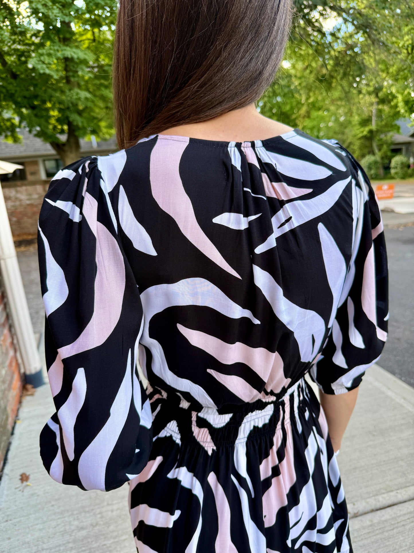 Portofino Midi Dress 3/4 sleeve