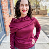 Fold Over Cowl Sweater