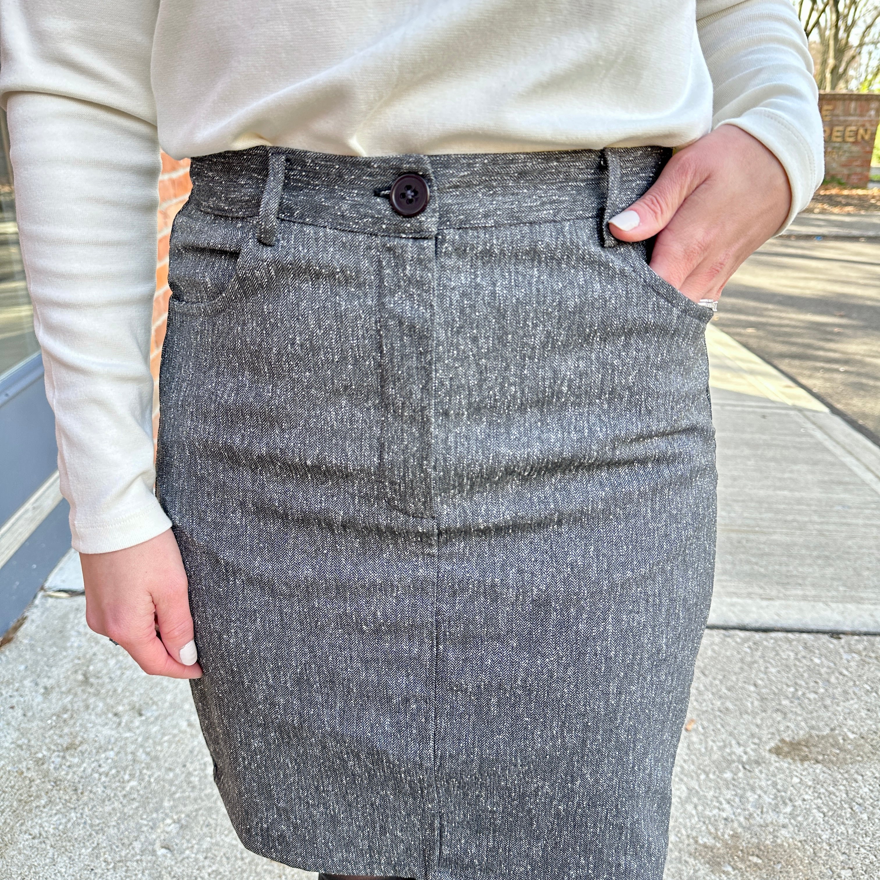 Tweed Mini Skirt