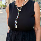 Mixed Media Eyelet Tank Dress