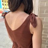 Shoulder Tie knit dress