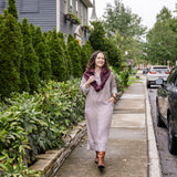 Long Sleeve Midi Shirt Dress
