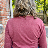 Long Sleeve Raglan Knit Top