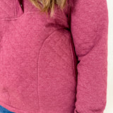 Quilted Snap Pullover