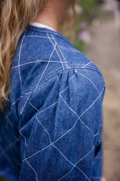 Quilted Jacket - Denim