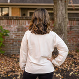 Split-Collared Polo Top