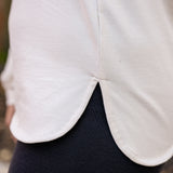 Split-Collared Polo Top