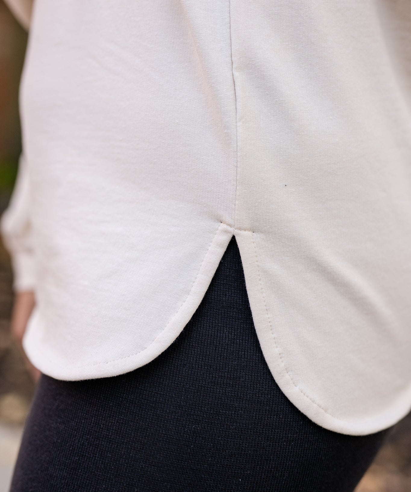 Split-Collared Polo Top