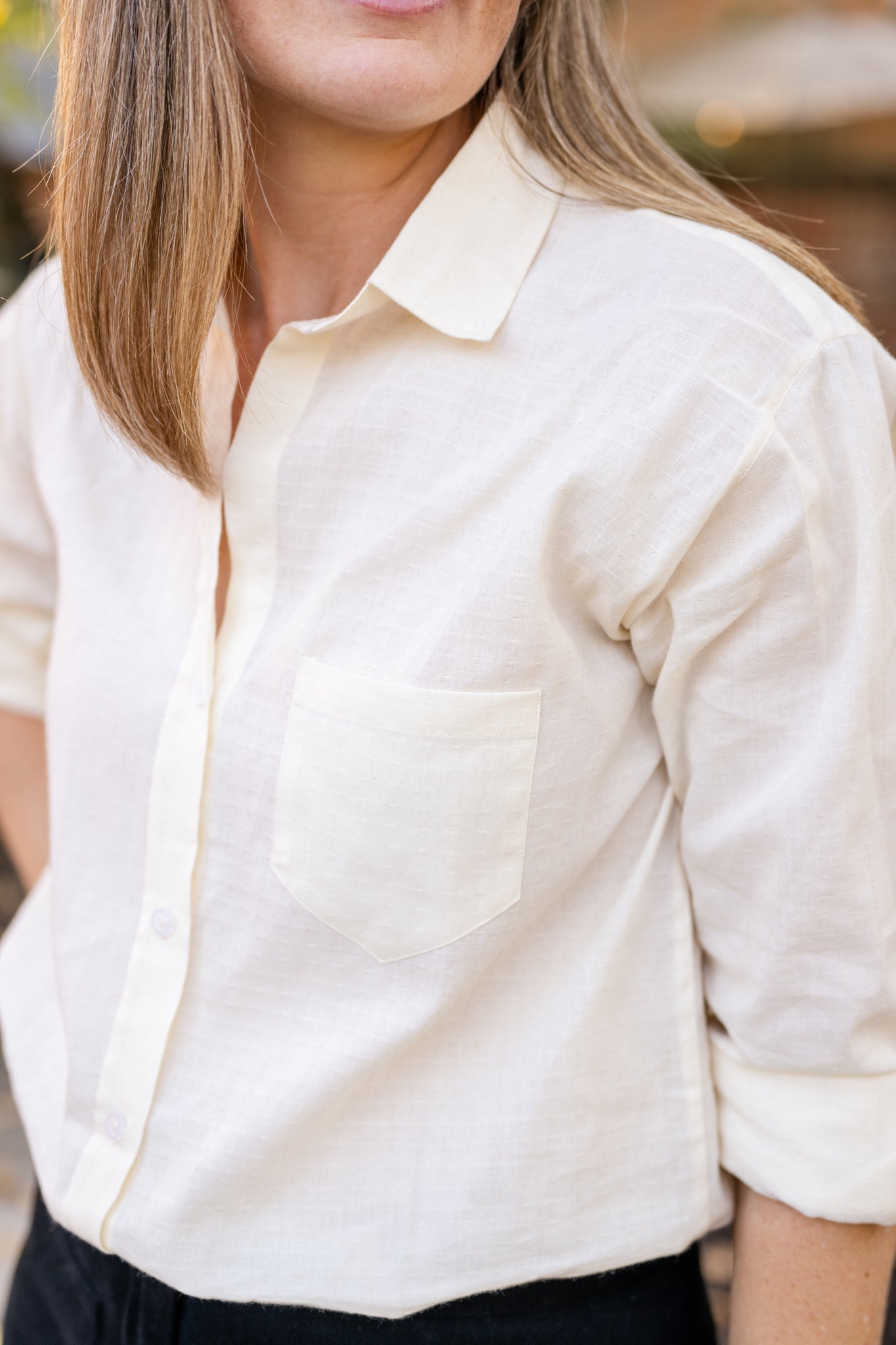 Button-Front Shirt