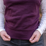 Sleeveless Tapered Mock Neck