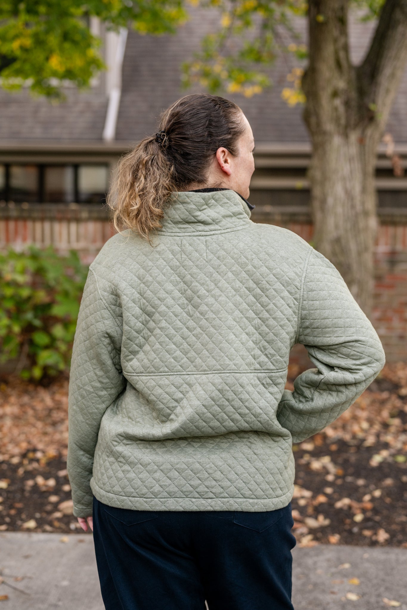 Snap Quilted Pullover