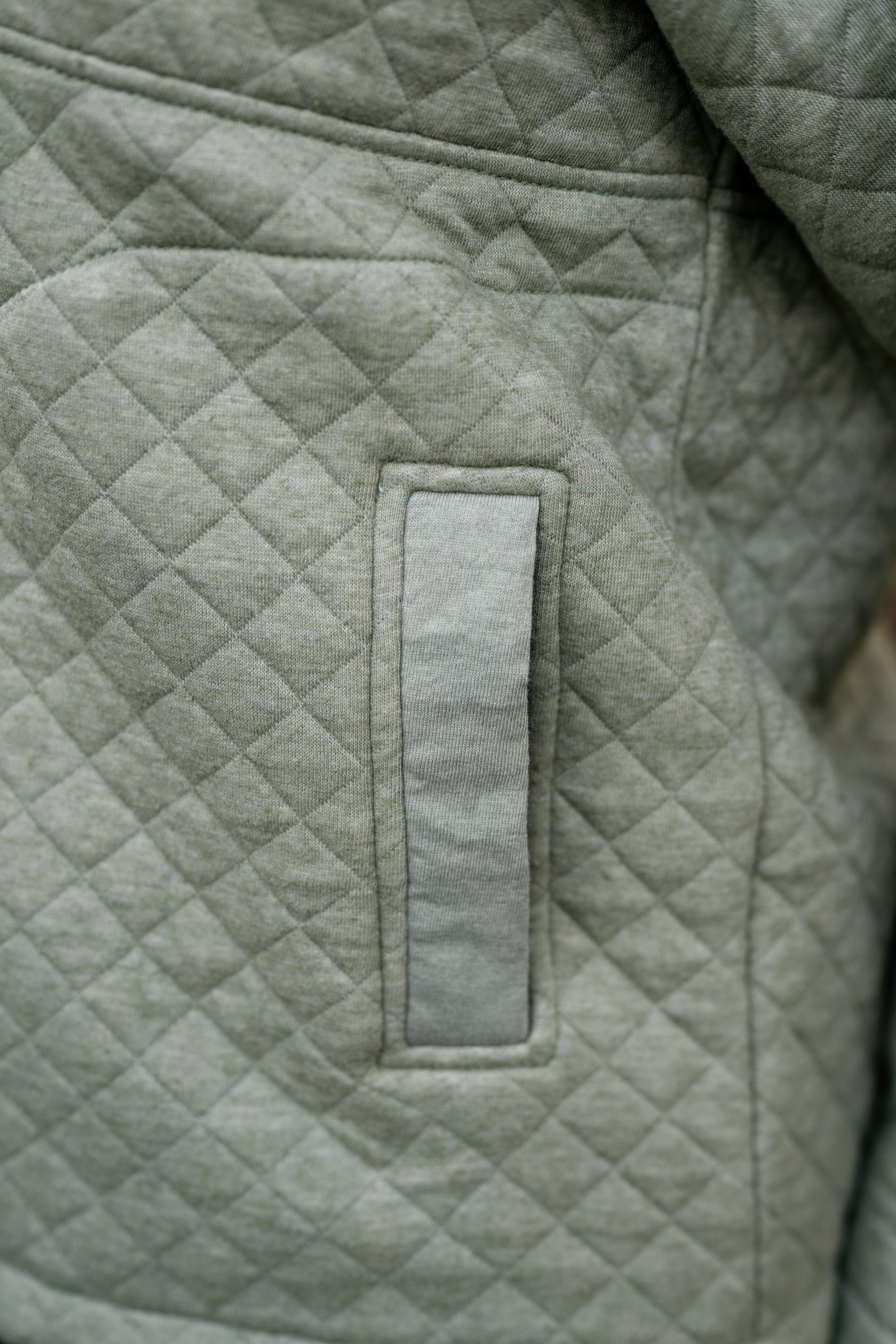 Snap Quilted Pullover