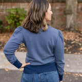 Puff Sleeve Pull Over Sweater