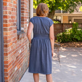 Cross Front Midi Dress