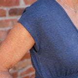 Cross Front Midi Dress