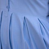 Jewel Button-Front Midi Dress