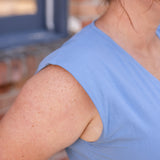 Jewel Button-Front Midi Dress