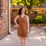 Annie Button-Front Dress