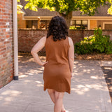 Annie Button-Front Dress