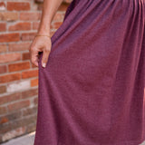 Cross Front Midi Dress