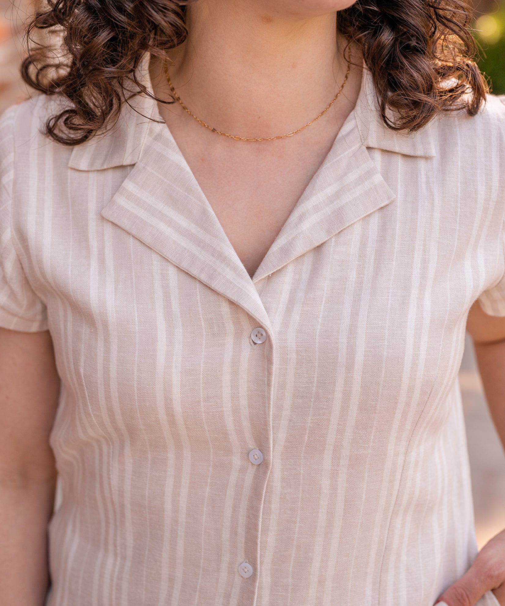 Chloe Button-Down Dress