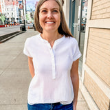 dolman band collar blouse