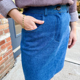 Denim Mini Skirt