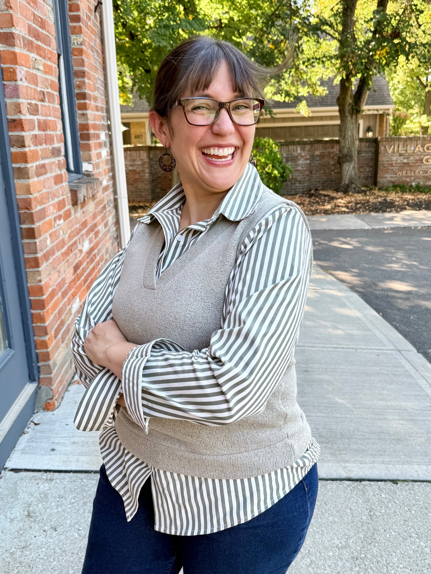 Fleece Vest - oatmeal
