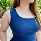 Mixed Media Tank Dress