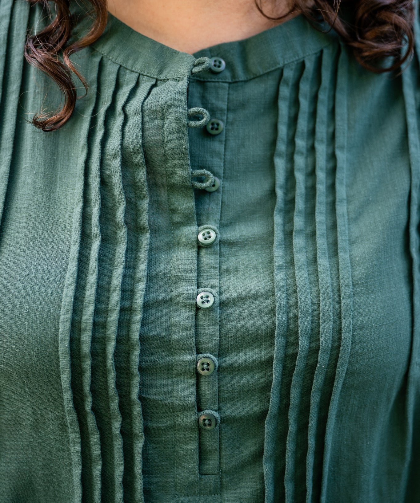 Sleeveless Pleated Dress