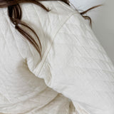 Quilted Snap Pullover