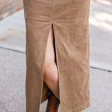 Corduroy Maxi Skirt