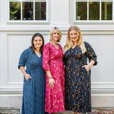 Midi Dress with Tie Waist