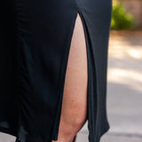 Pencil Skirt with Slit