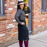 Pencil Skirt with Slit