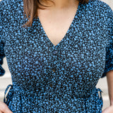 Midi Dress with Tie Waist